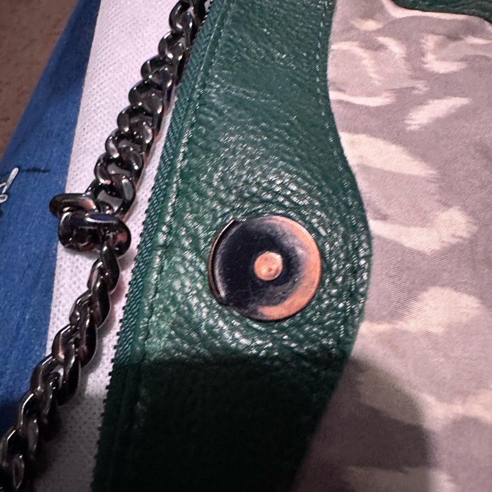 Amy Kestenberg Leather Backpack/Purse with Chain Detail - Picture 8 of 14